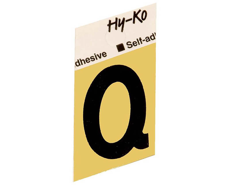 1-1/2" Gold Letter - Q