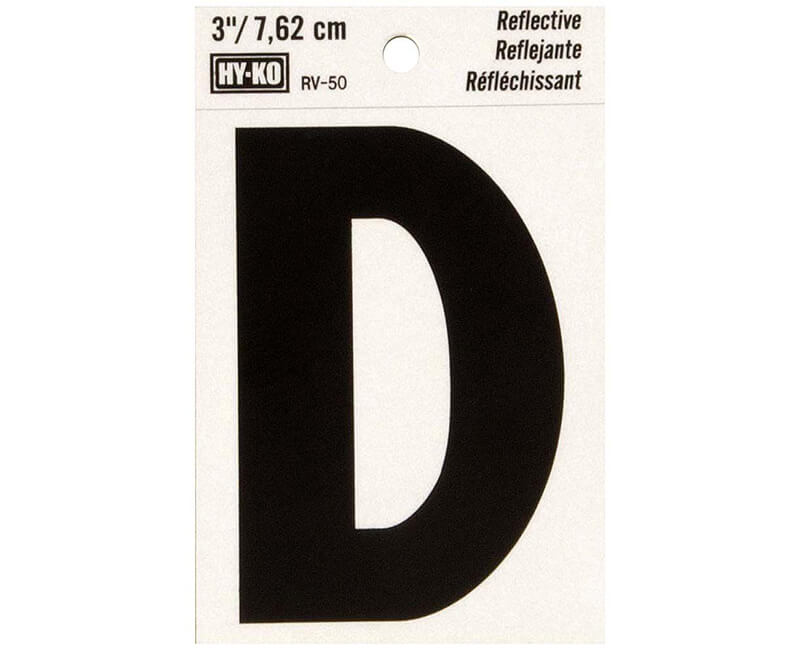 3" Reflective Vinyl - D