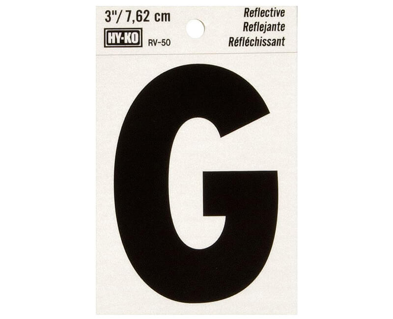3" Reflective Vinyl - G