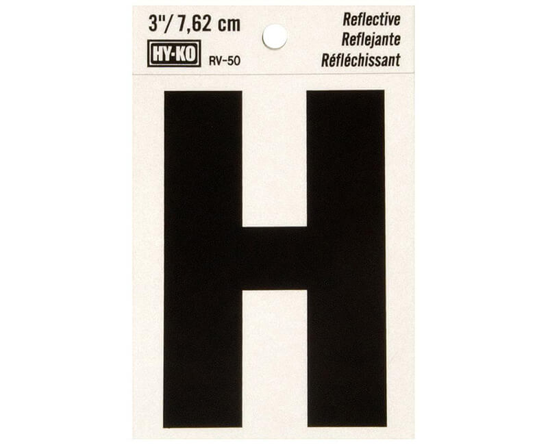 3" Reflective Vinyl - H