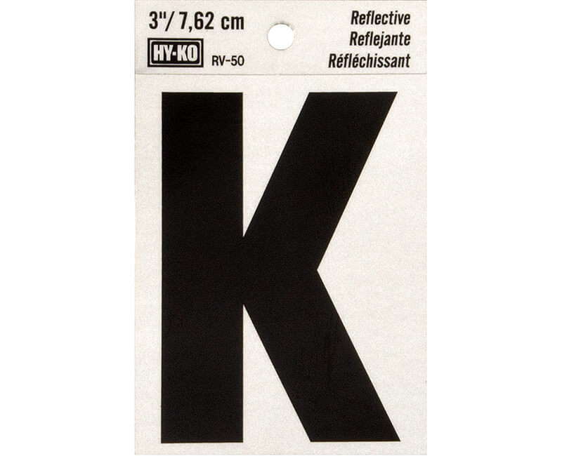 3" Reflective Vinyl - K