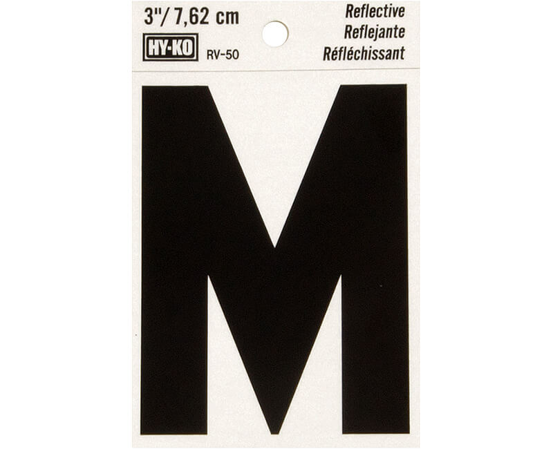 3" Reflective Vinyl - M