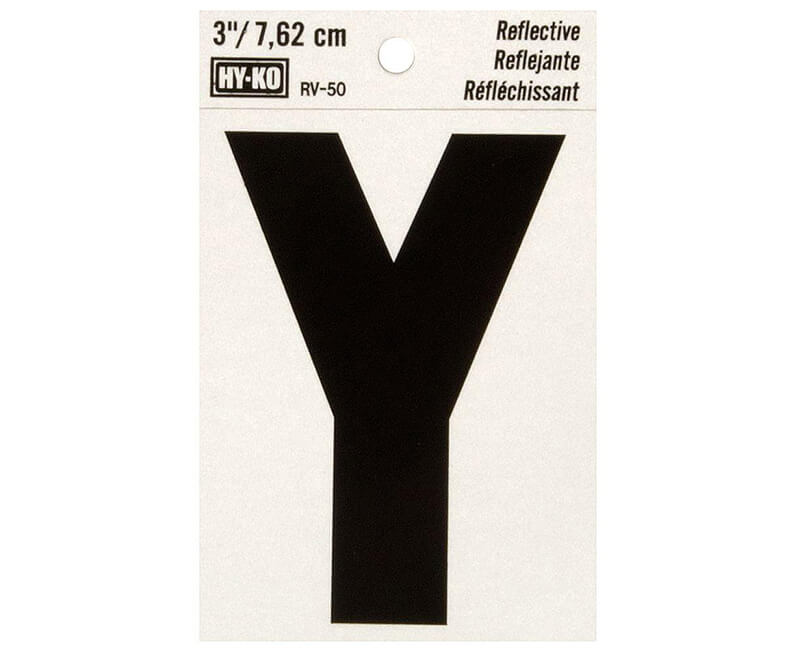 3" Reflective Vinyl - Y
