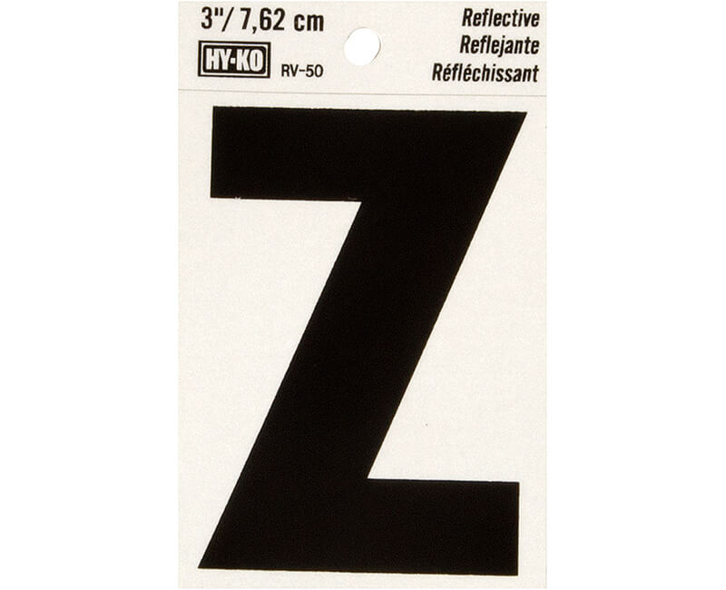 3" Reflective Vinyl - Z