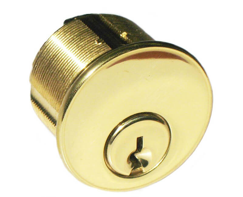 15/16" Ilco Mortise Cylinder AR1 Keyway Brass