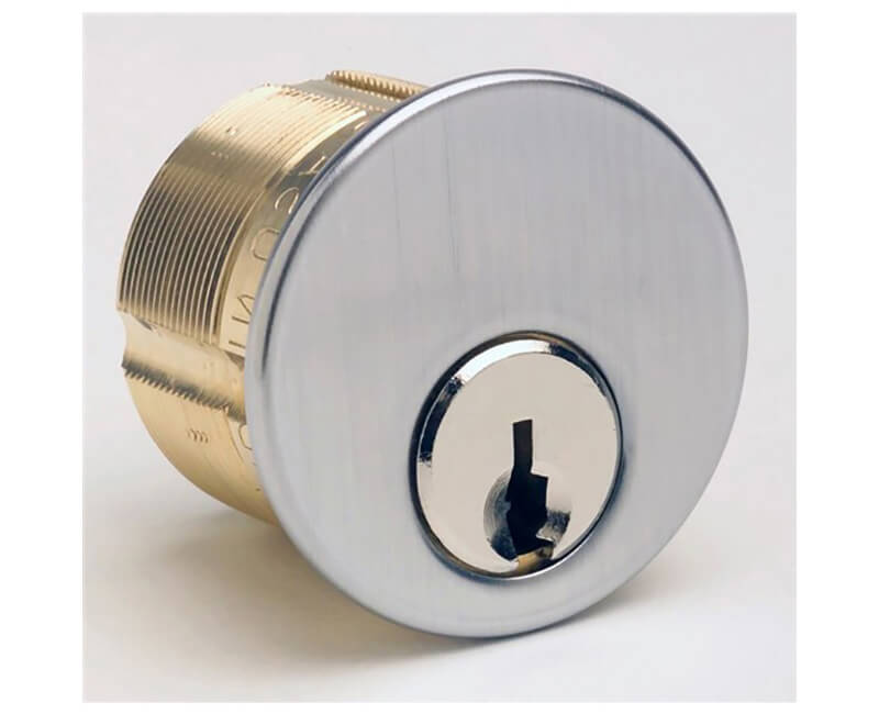 Ilco Mortise Cylinder W/ Sargent LA Keyway Chrome