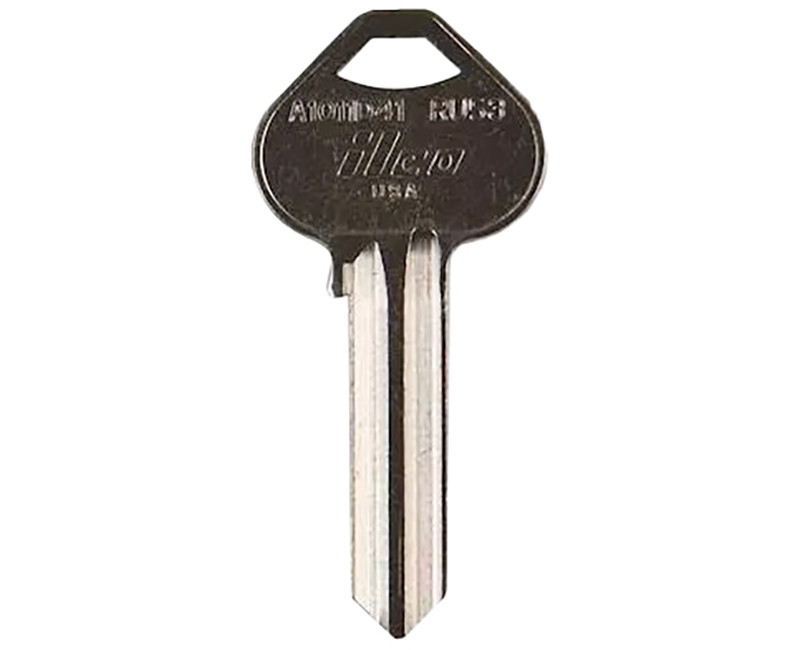 RU20 KEY BLANKS 50/BOX RUSSWIN "D" GRAND MASTER 6 PIN
