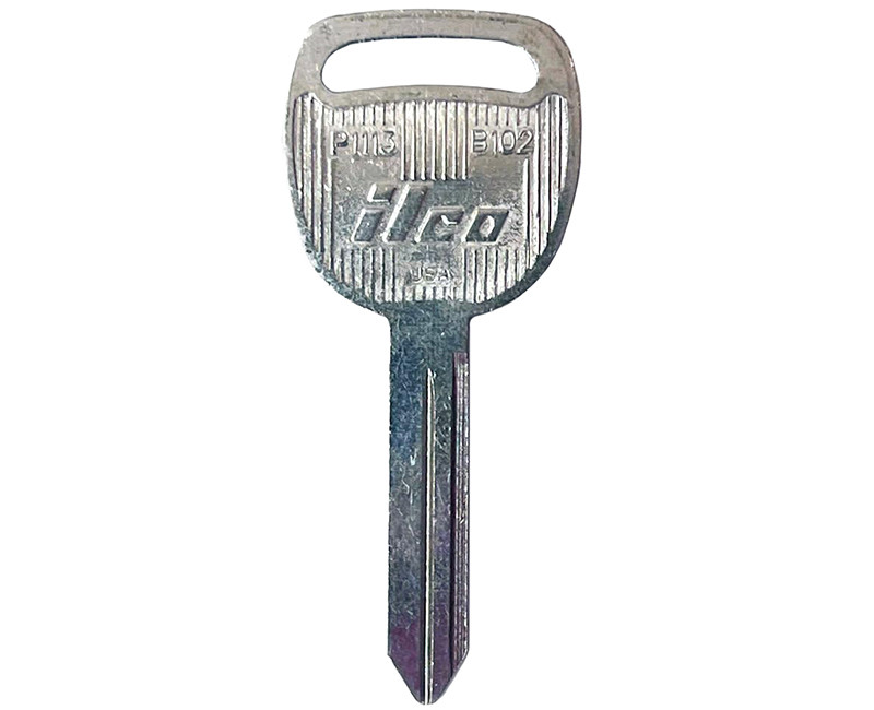 B102NP KEY BLANK 10 PKG. 50 BOX GENERAL MOTOR SUV TRUCK AND VAN (1999/2000)