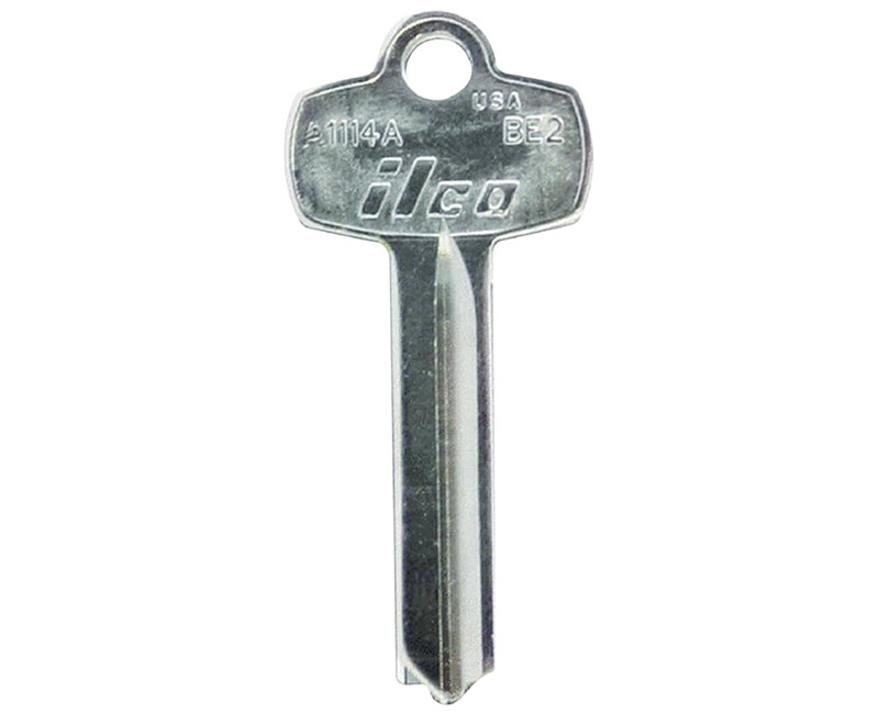 BE2 KEY BLANKS 50/BOX BEST 1A1A1 BRASS