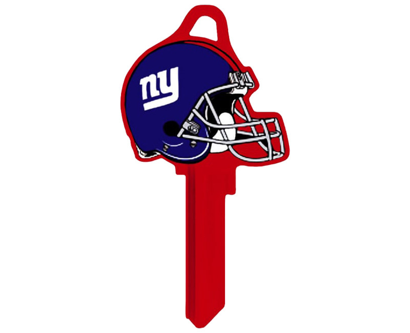NFL HELMET KEYS CARDED GIANTS SC1