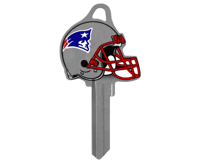 NFL HELMET KEYS CARDED PATRIOTS SC1