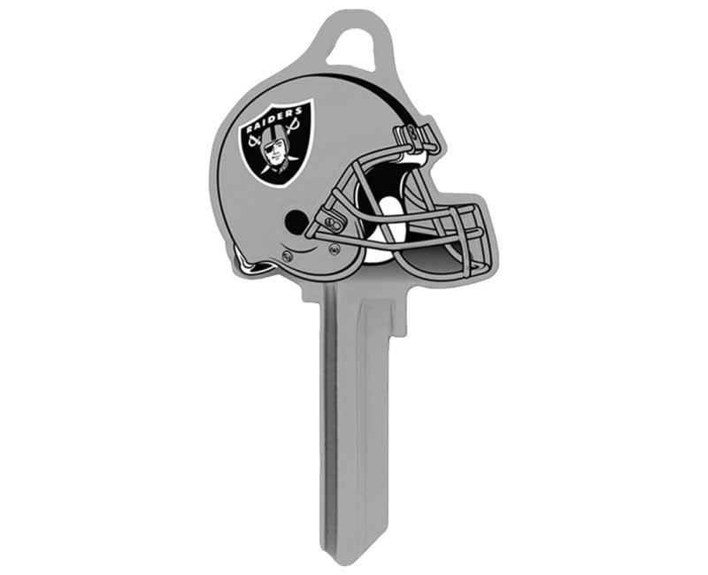 NFL HELMET KEYS CARDED RAIDERS SC1