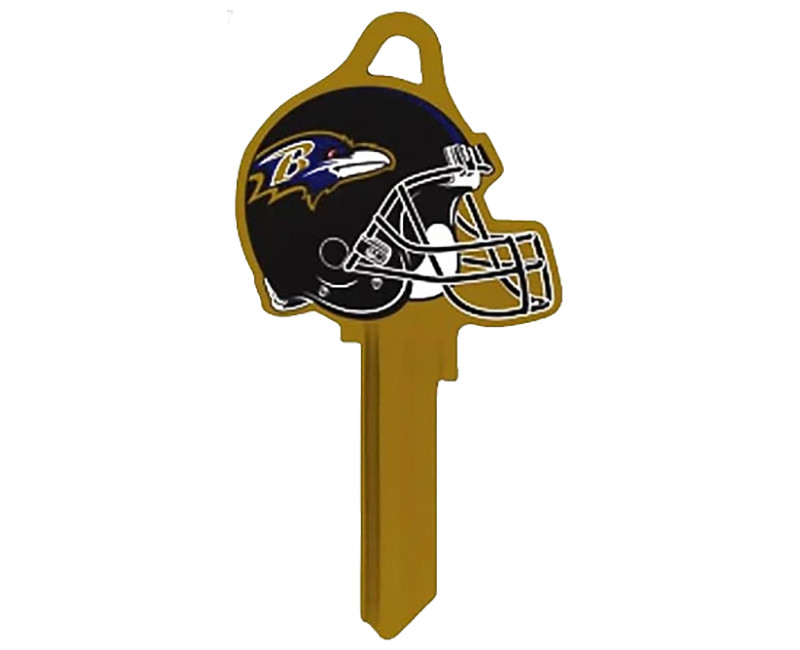NFL HELMET KEYS CARDED RAVENS SC1