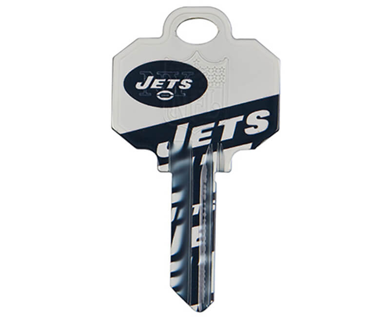 5 Pack KW1 Key Blanks - Jets Logo