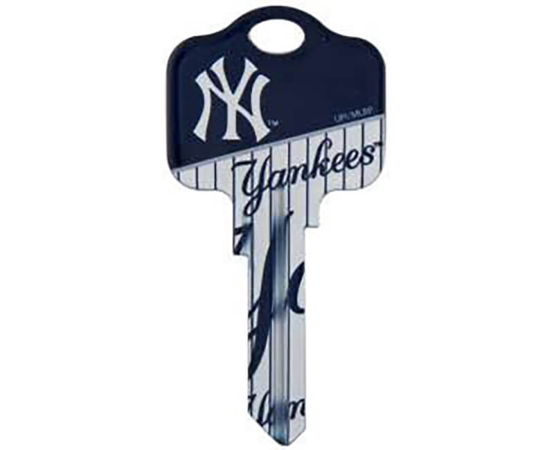 5 Pack KW1 Key Blanks - Yankees Logo