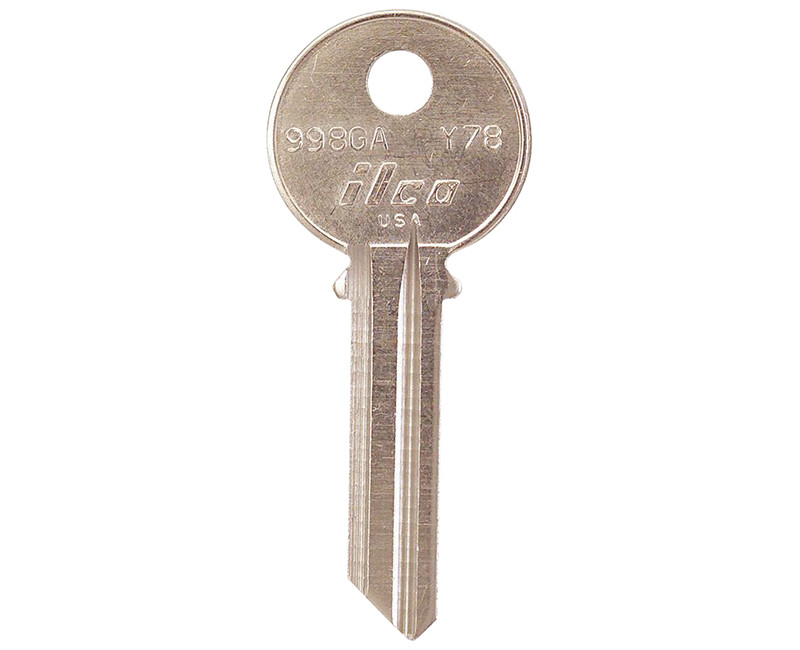 Y78 KEY BLANKS 50/BOX YALE 11GA 6 PIN