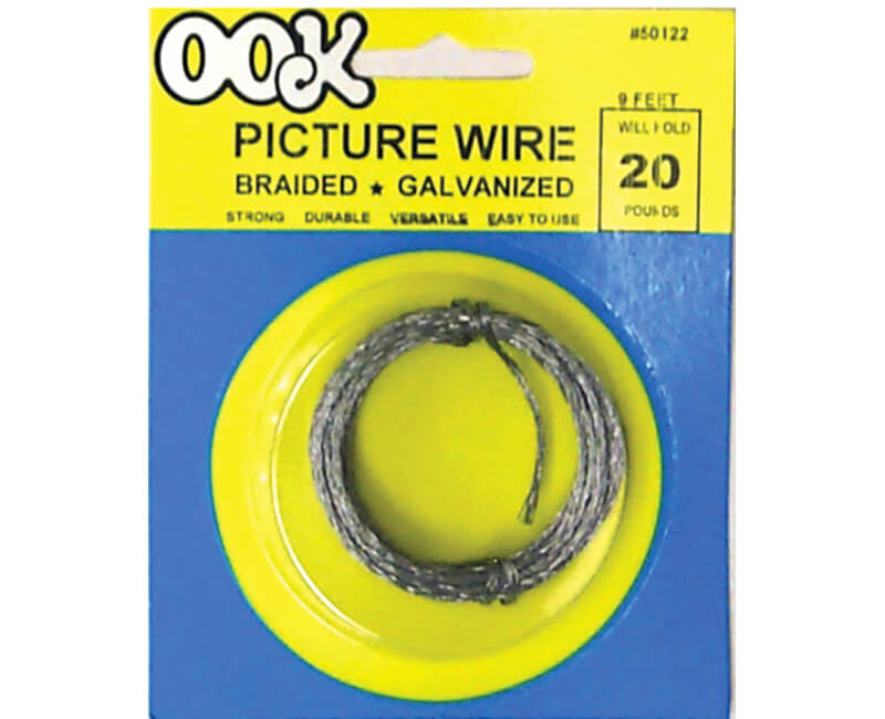 9' Braided Steel Wire - 20 LB