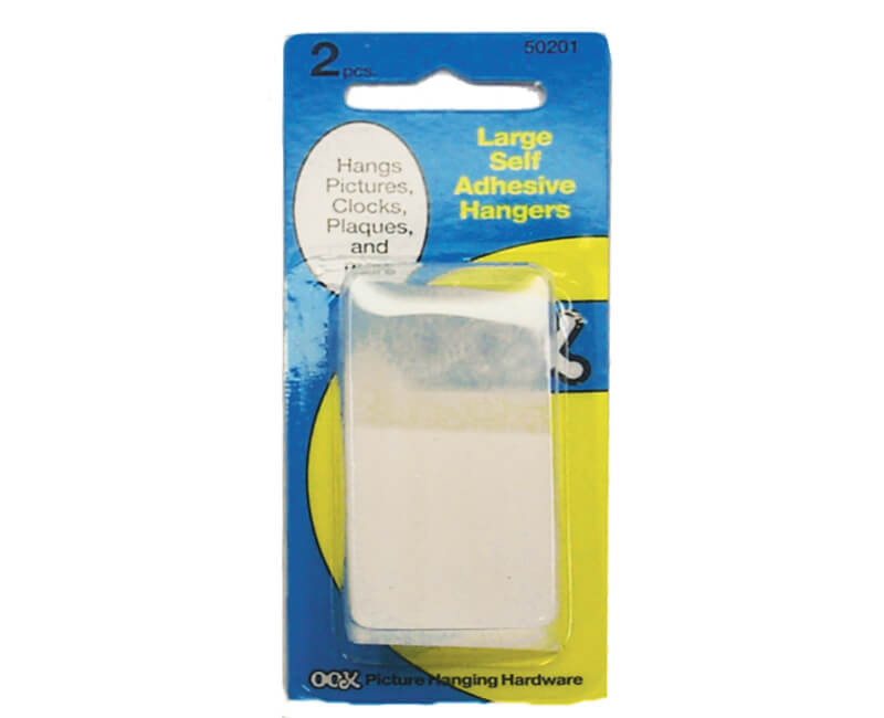 Large Self Adhesive Ring Hangers - 2 Per Card