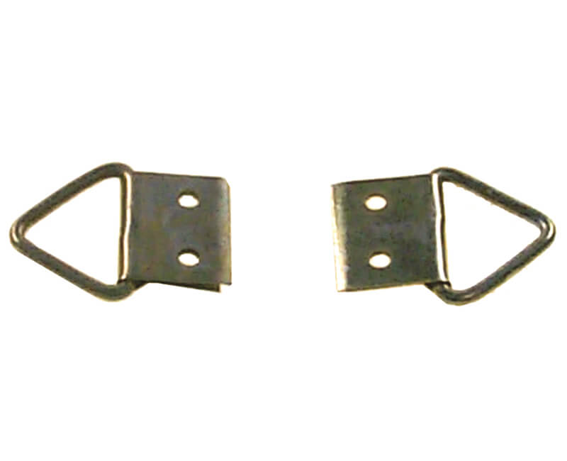 Small Brass Plated Ring Hangers