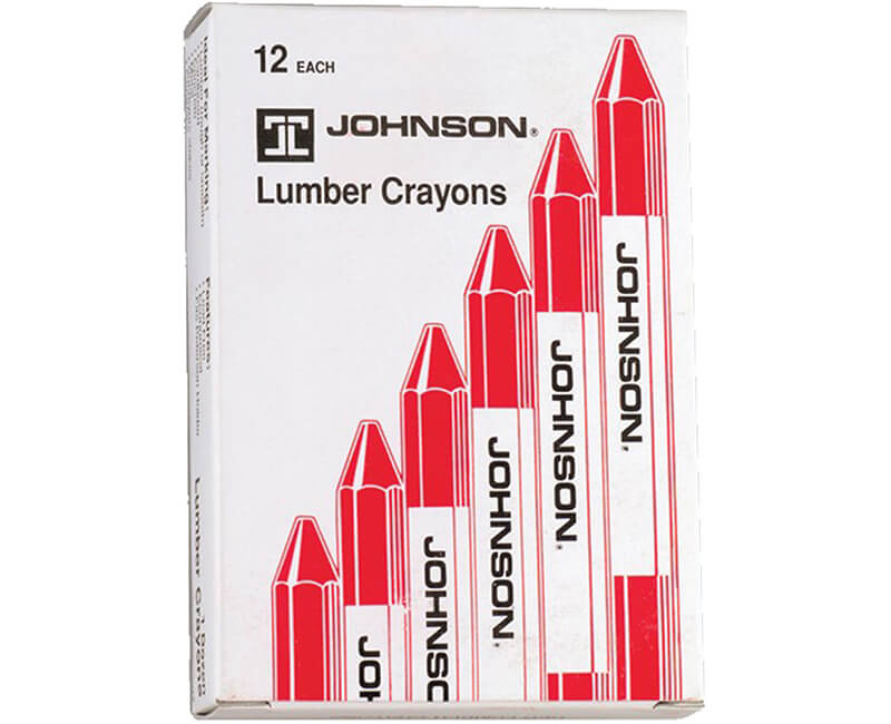 Red Lumber Crayon - 12 Per Box