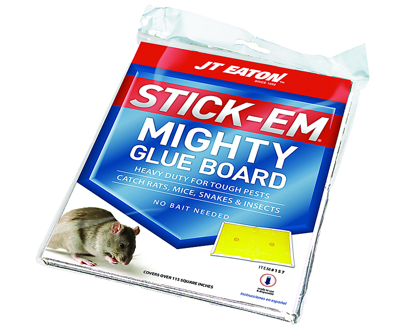 Stick-Em Mighty Glue Board 1 Trapper Per Pack - Rat & Mice
