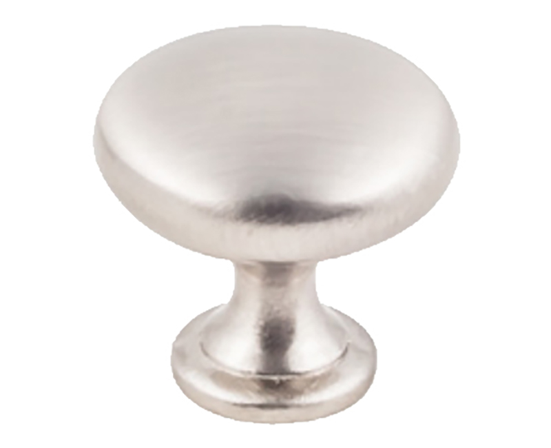 1-3/16" DIAMETER CABINET KNOB, SATIN NICKEL, 10-PACK