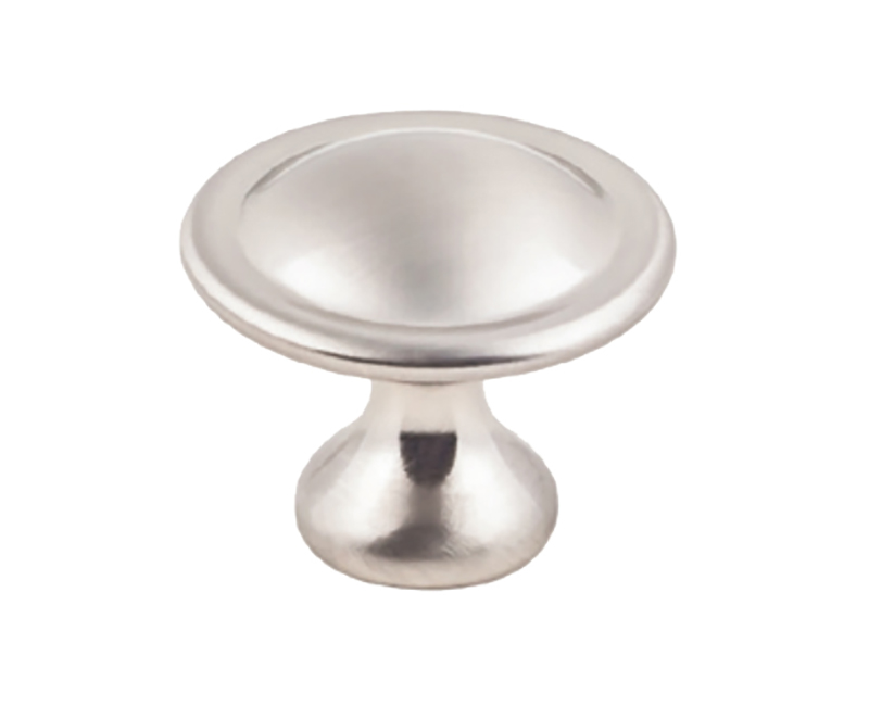 1-1/8" DIAMETER CABINET KNOB, SATIN NICKEL, 10-PACK