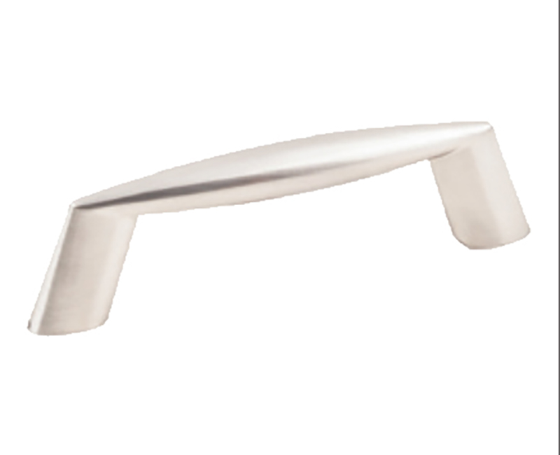 3-3/4" OVERALL LENGTH CABINET PULL, 3" CENTER TO CENTER, SATIN NICKEL, 8-PACK