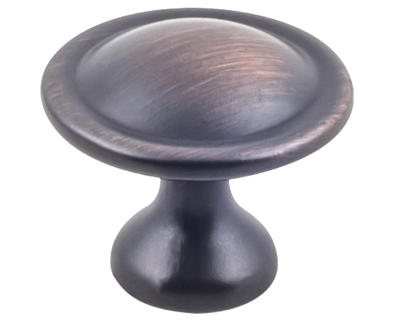 1-1/8" DIAMETER CABINET KNOB, OIL RUBBED BRONZE, 4-PACK