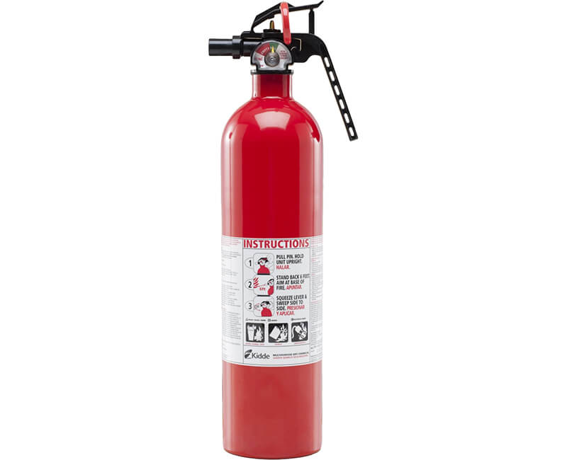2-1/2 Lb. A-B-C Rated Fire Extinguisher - Disposable
