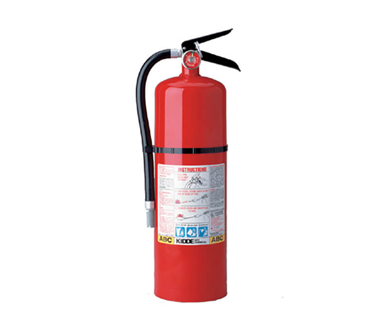 10 Lb. A-B-C Rated Fire Extinguisher - Rechargeable