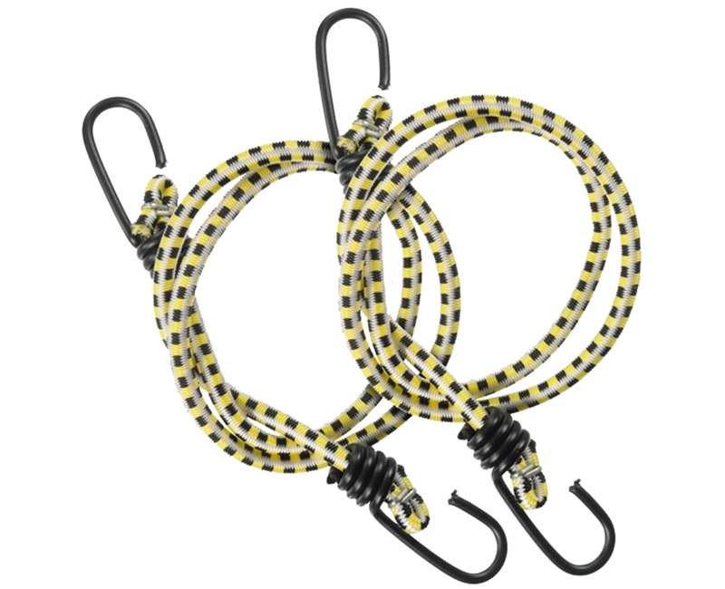 36" Bungee Cord W/ Coated Hooks - 2 Pack