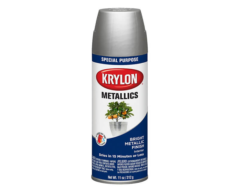 11 Oz. Metallic Spray Paint - Bright Silver