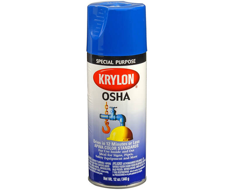 12 Oz. OSHA Color Safety Paints - Safety Blue