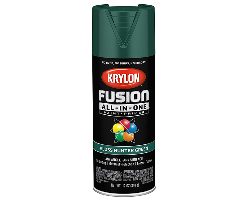 KRYLON FUSION ALL IN ONE HUNTER GREEN 12 OZ