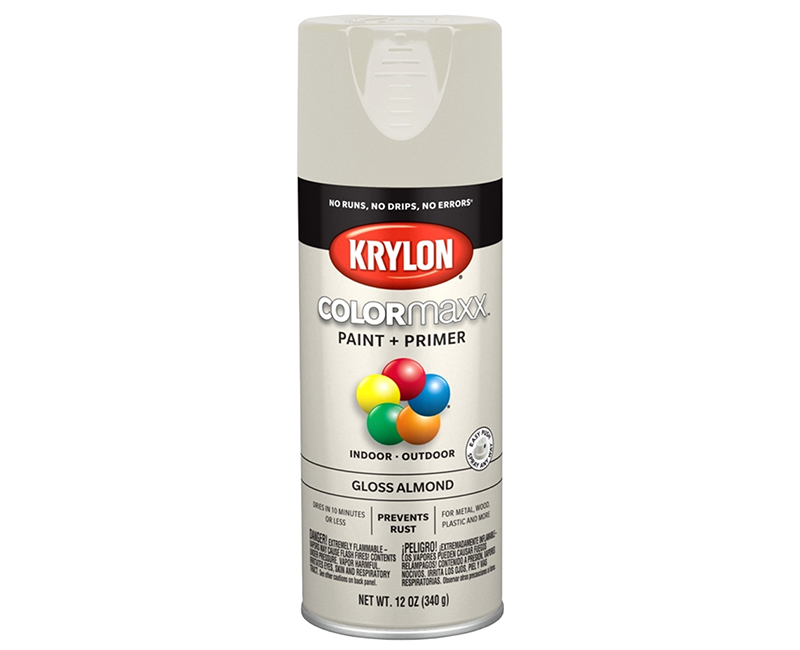 KRYLON COLORMAXX GLOSS ALMOND 12 OZ