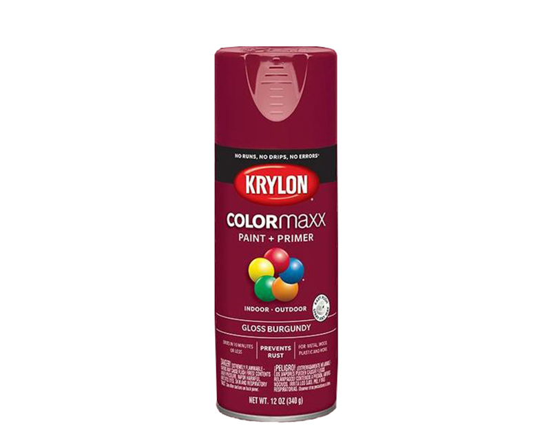 KRYLON COLORMAXX GLOSS BURGUNDY 12 OZ