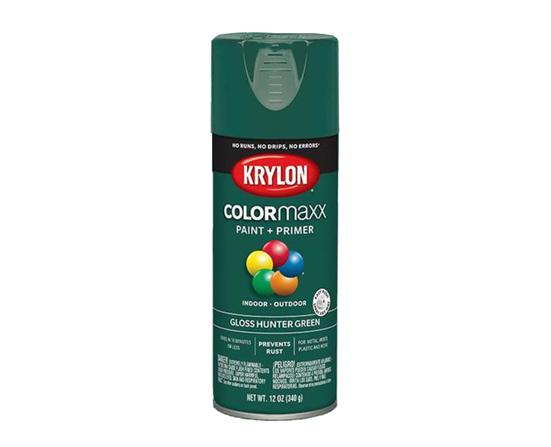 KRYLON COLORMAXX GLOSS HUNTER GREEN 12 OZ