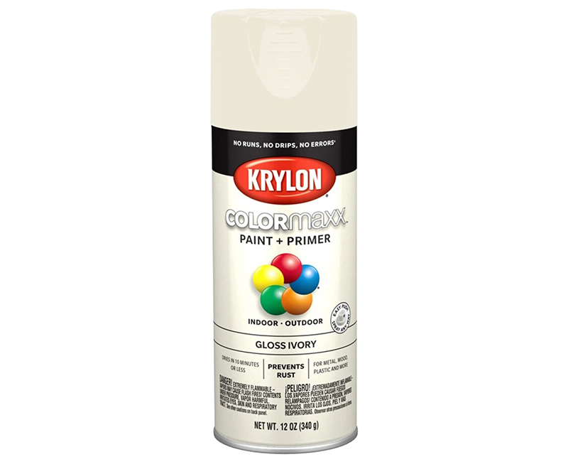 KRYLON COLORMAXX GLOSS IVORY 12 OZ