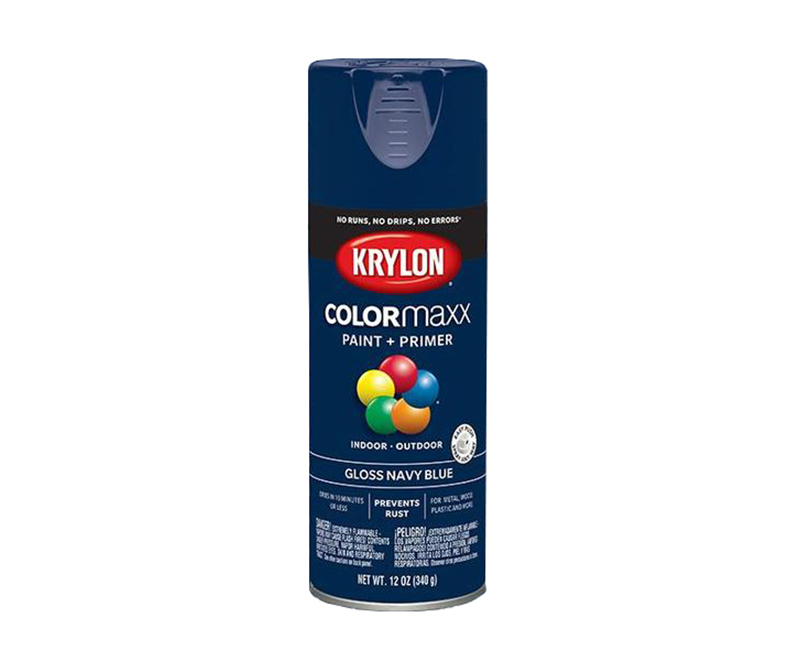 KRYLON COLORMAXX GLOSS NAVY BLUE 12 OZ