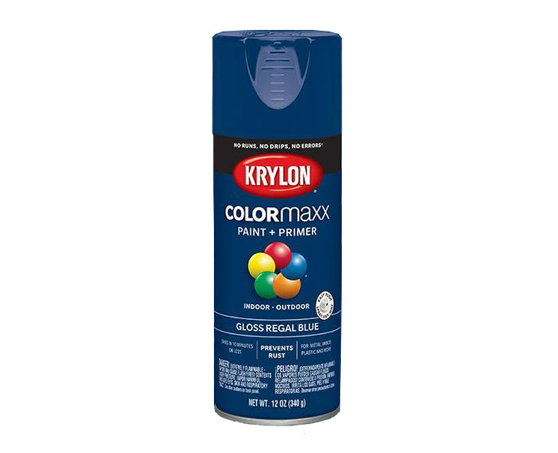 KRYLON COLORMAXX GLOSS REGAL BLUE 12 OZ