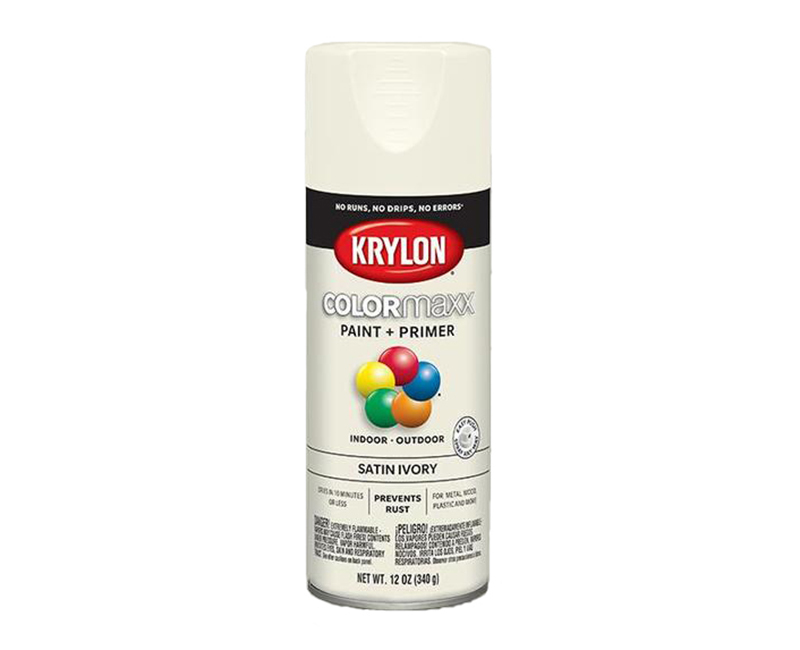 KRYLON COLORMAXX SATIN IVORY 12 OZ