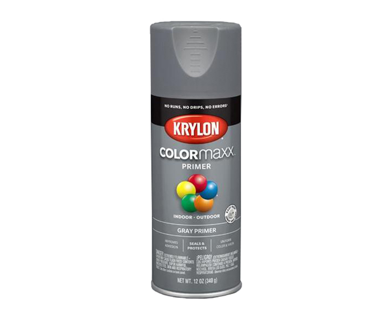 KRYLON COLORMAXX GRAY PRIMER 12 OZ