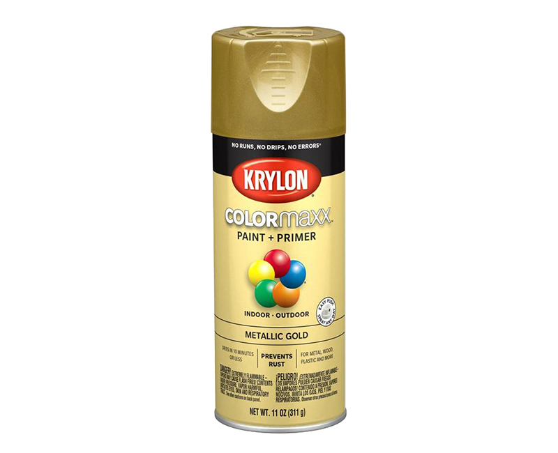 KRYLON COLORMAXX METALLIC GOLD 12 OZ