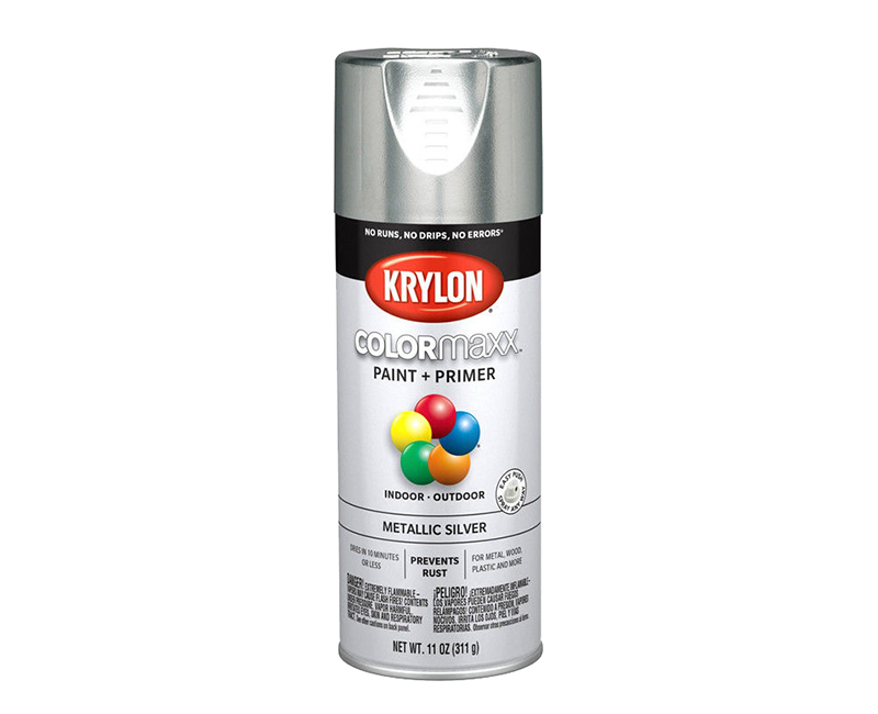 KRYLON COLORMAXX METALLIC SILVER 12 OZ