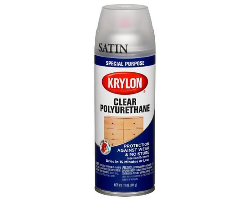 Clear Wood Finishes Spray Paint - Polyurethane Satin