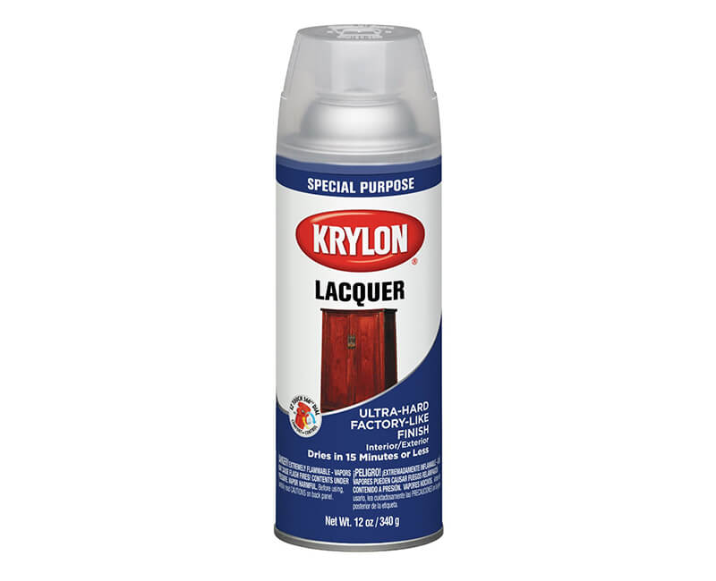 12 Oz. Lacquer Spray Paint - Gloss Clear