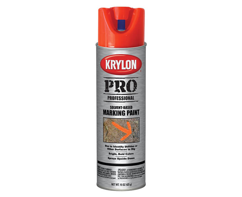 Solvent Based Contractor Marking Paint - Fluorescent Red Orange