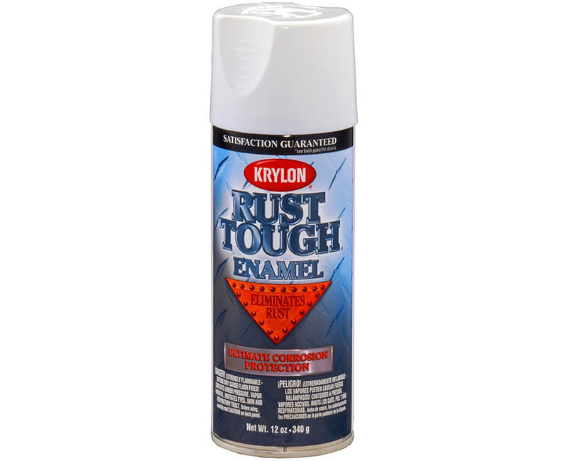 Rust Tough Enamel Spray Paints - Gloss White