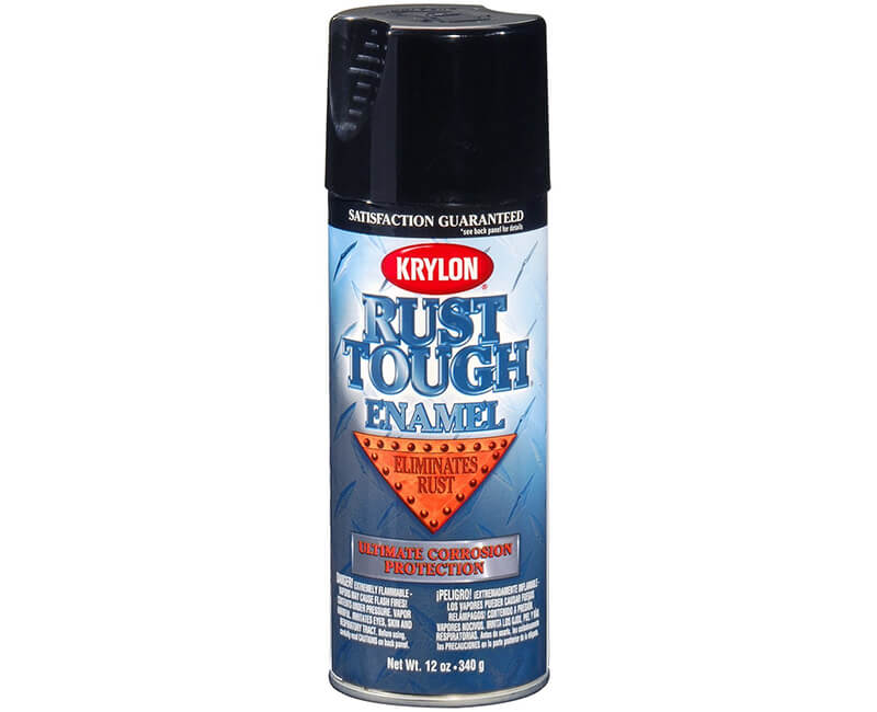 Rust Tough Enamel Spray Paints - Gloss Black
